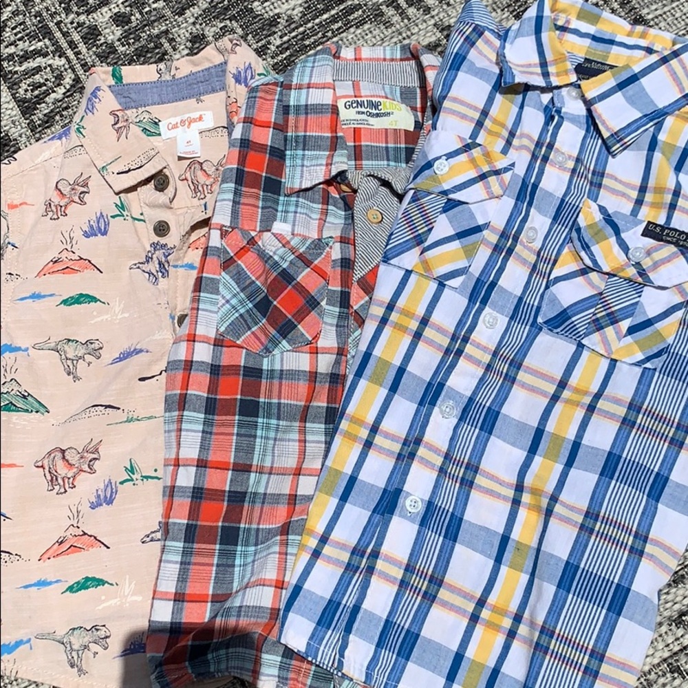 Button down shirts Cat&Jack, Polo,Genuine Kids